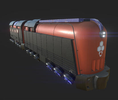 Dieselpunk Train